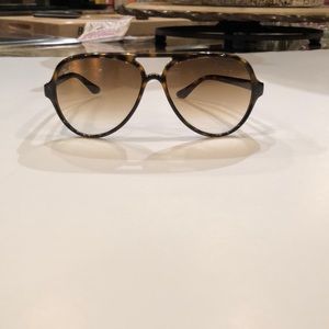 Ray Ban original 59 cats 5000 tortoise aviators